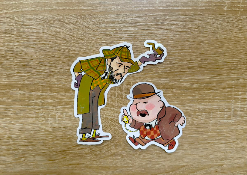 Sherlock and Watson Sticker